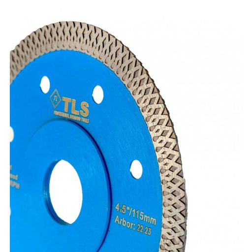TLS X-PRO ultravékony gyémánt vágókorong d115x22,23x1,4x10 mm 