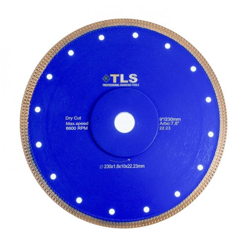 TLS X-PRO ultravékony gyémánt vágókorong d230x22,23x1,8x10 mm 