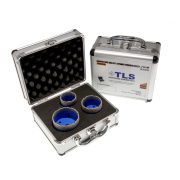 TLS-COBRA PRO 3 db-os 20-35-43 mm - lyukfúró készlet - alumínium koffer 