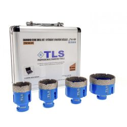   TLS-COBRA PRO 4 db-os 28-35-40-68 mm - lyukfúró készlet - alumínium koffer 