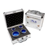 TLS-COBRA PRO 4 db-os 35-40-50-55 mm - lyukfúró készlet - alumínium koffer 