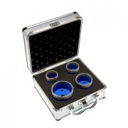 TLS-COBRA PRO 4 db-os 20-35-43-67 mm - lyukfúró készlet - alumínium koffer 