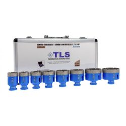   TLS-COBRA PRO 8 db-os 22-27-32-38-43-51-55-67 mm - lyukfúró készlet - alumínium koffer 
