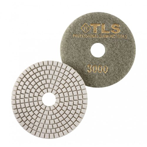 TLS SPIDER10-P3000-d100 mm-gyémánt csiszolókorong-polírozó korong-vizes