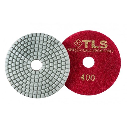 TLS SPIDER10-P400-d100 mm-gyémánt csiszolókorong-polírozó korong-vizes