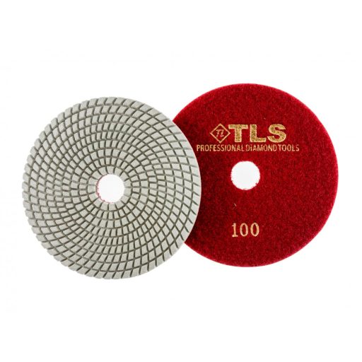 TLS SPIDER10-P100-d125 mm-gyémánt csiszolókorong-polírozó korong-vizes