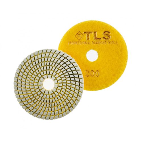 TLS SPIDER10-P200-d125 mm-gyémánt csiszolókorong-polírozó korong-vizes