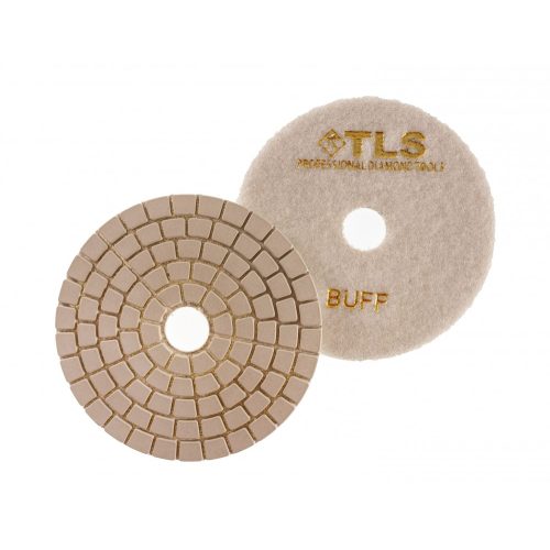 TLS SPIDER PRO10-BUFF-d125 mm-gyémánt csiszolókorong-polírozó korong-vizes