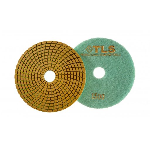 TLS SPIDER PRO10-P1500-d125 mm-gyémánt csiszolókorong-polírozó korong-vizes