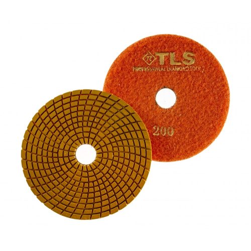 TLS SPIDER PRO10-P200-d125 mm-gyémánt csiszolókorong-polírozó korong-vizes