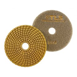   TLS SPIDER PRO10-P3000-d125 mm-gyémánt csiszolókorong-polírozó korong-vizes