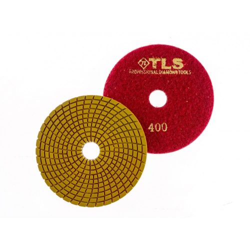 TLS SPIDER PRO10-P400-d125 mm-gyémánt csiszolókorong-polírozó korong-vizes