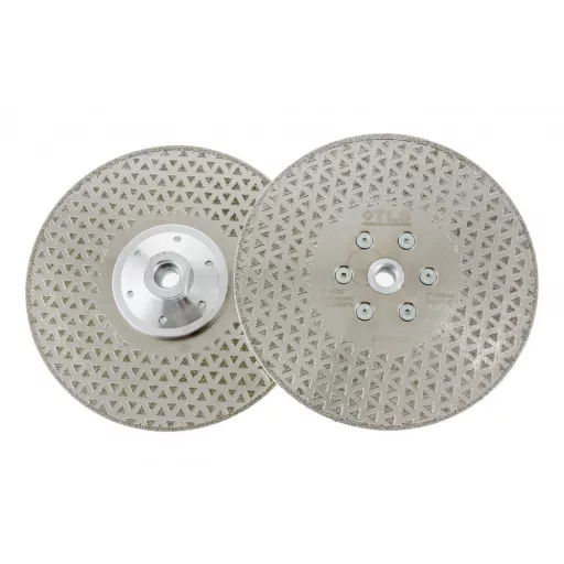 TLS ELECTROPLATED gyémánt vágó- és csiszolótárcsa 2 oldalas M14xd200 mm 