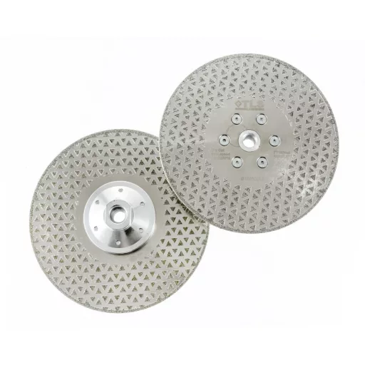 TLS ELECTROPLATED gyémánt vágó- és csiszolótárcsa 2 oldalas M14xd200 mm 