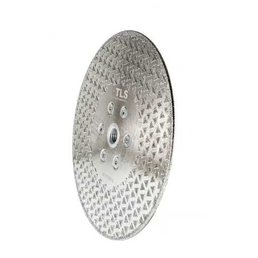 TLS ELECTROPLATED gyémánt vágó- és csiszolótárcsa 2 oldalas M14xd200 mm 