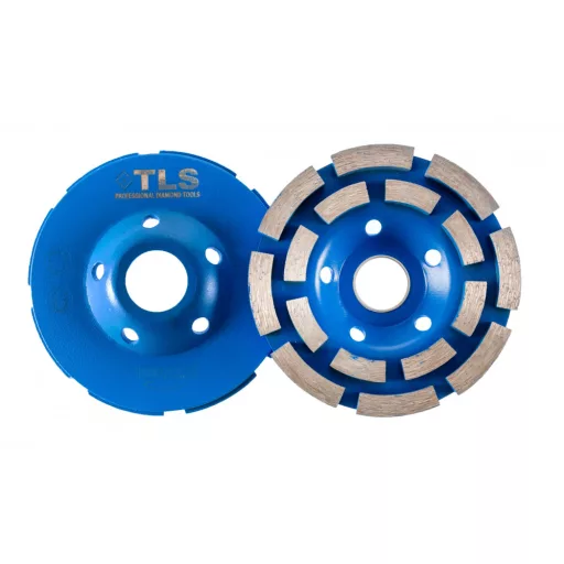 TLS DOUBLE ROW gyémánt betoncsiszoló-csiszolótárcsa kétsoros d100x22,23 mm 