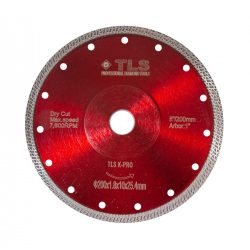   TLS K-PRO ultravékony gyémánt vágókorong d200x25,4/22,23x1,8x10 mm 