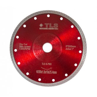   TLS K-PRO ultravékony gyémánt vágókorong d200x25,4/22,23x1,8x10 mm 