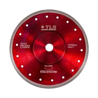   TLS K-PRO ultravékony gyémánt vágókorong d250x25,4x2x10 mm 