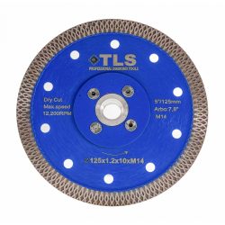   TLS X-PRO M14 ultravékony gyémánt vágókorong d125x1,2x10 mm 