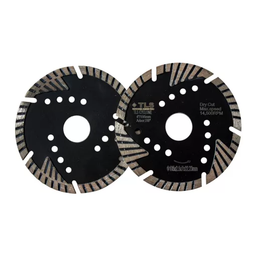TLS CYCLONE TURBO gyémánt vágókorong d105x22,23x2.5x7 mm 