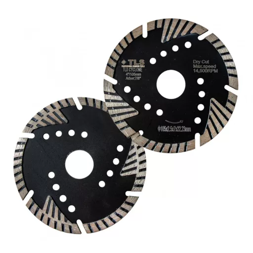 TLS CYCLONE TURBO gyémánt vágókorong d105x22,23x2.5x7 mm 