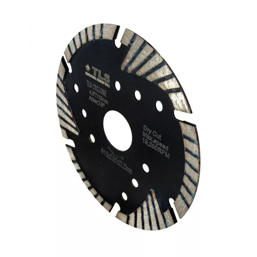 TLS CYCLONE TURBO gyémánt vágókorong d115x22,23x2.5x7 mm 