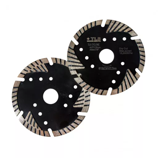 TLS CYCLONE TURBO gyémánt vágókorong d115x22,23x2.5x7 mm 