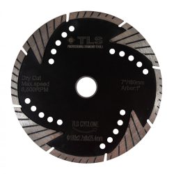   TLS CYCLONE TURBO gyémánt vágókorong d180x25,4/22,23x2,7x8 mm 