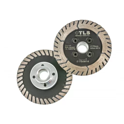 TLS PREDATOR gyémánt vágó- és csiszolótárcsa d75x2,6x8xM14 mm 