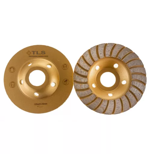 TLS TURBO ROW gyémánt betoncsiszoló-csiszolótárcsa turbo felület d100x22,23 mm 
