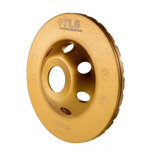 TLS TURBO ROW gyémánt betoncsiszoló-csiszolótárcsa turbo felület d115x22,23 mm 