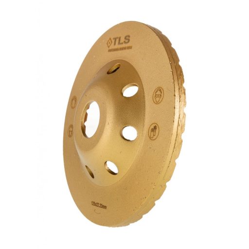 TLS TURBO ROW gyémánt betoncsiszoló-csiszolótárcsa turbo felület d125x22,23 mm 