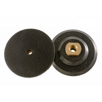   TLS RUBBER gumitányér tépőzáras d100 mm gyémánt polírozó korongokhoz 