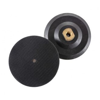   TLS RUBBER gumitányér tépőzáras d125 mm gyémánt polírozó korongokhoz 