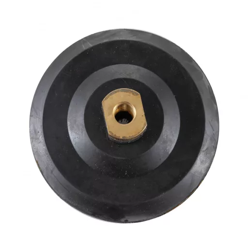 TLS RUBBER gumitányér tépőzáras d125 mm gyémánt polírozó korongokhoz 