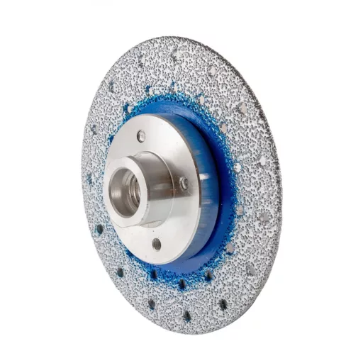 TLS VACUUM gyémánt vágó- és csiszolótárcsa 2 oldalas M14x100 mm - durva szemcseméret kék