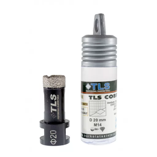 TLS COBRA 20 mm gyémánt lyukfúró fekete