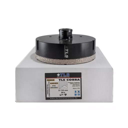 TLS COBRA 130 mm gyémánt lyukfúró fekete
