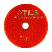 TLS COPPER-P200-d100 mm-rézkötésű gyémánt csiszolókorong-polírozó korong-vizes