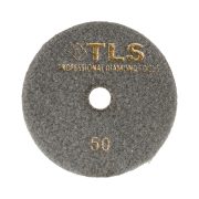 TLS COPPER-P50-d125 mm-rézkötésű gyémánt csiszolókorong-polírozó korong-vizes