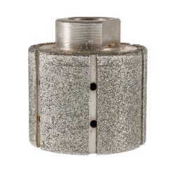  TLS DRUM DRY-P46-d50-M14 mm-gyémánt galvánkötésű csiszolóhenger-polírozó dobkerék-száraz