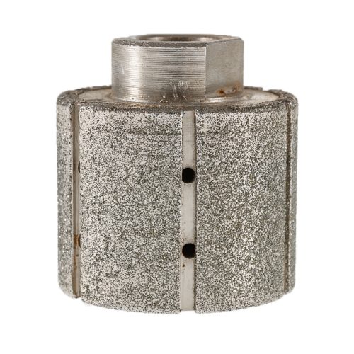 TLS DRUM DRY-P46-d50-M14 mm-gyémánt galvánkötésű csiszolóhenger-polírozó dobkerék-száraz