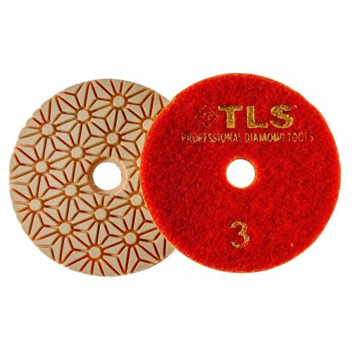 TLS TRAP5-P3-300-d100 mm-gyémánt csiszolókorong-polírozó korong-száraz-vizes
