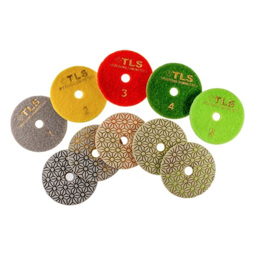TLS TRAP5-P3-300-d100 mm-gyémánt csiszolókorong-polírozó korong-száraz-vizes