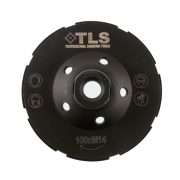 TLS DOUBLE ROW gyémánt betoncsiszoló-csiszolótárcsa kétsoros d100xM14 mm