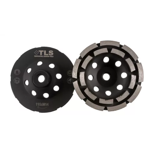 TLS DOUBLE ROW gyémánt betoncsiszoló-csiszolótárcsa kétsoros d115xM14 mm