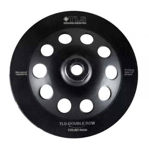 TLS DOUBLE ROW gyémánt betoncsiszoló-csiszolótárcsa kétsoros d150xM14 mm