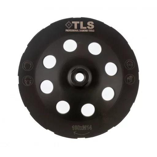TLS DOUBLE ROW gyémánt betoncsiszoló-csiszolótárcsa kétsoros d180xM14 mm