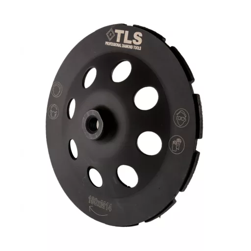 TLS DOUBLE ROW gyémánt betoncsiszoló-csiszolótárcsa kétsoros d180xM14 mm